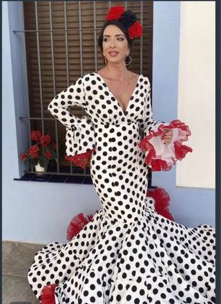 Vestido Flamenca Lunares