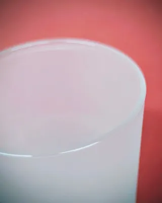 Bicchieri vetro satinato