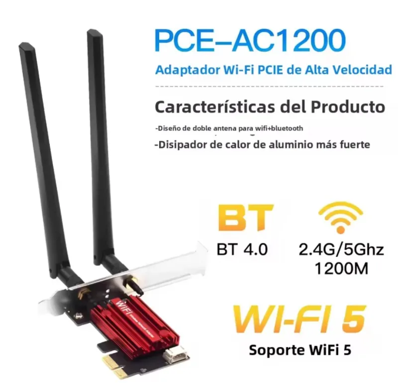 Adaptador WiFi PC con Antenas afbeelding 6