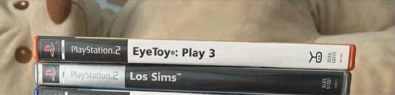 Juegos PS2: EyeToy Play 3 y Los Sims