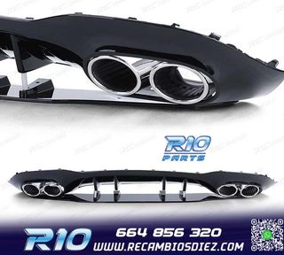 DIFUSOR MERCEDES CLASE A W177 18- LOOK AMG A45 NEGRO BRILLO