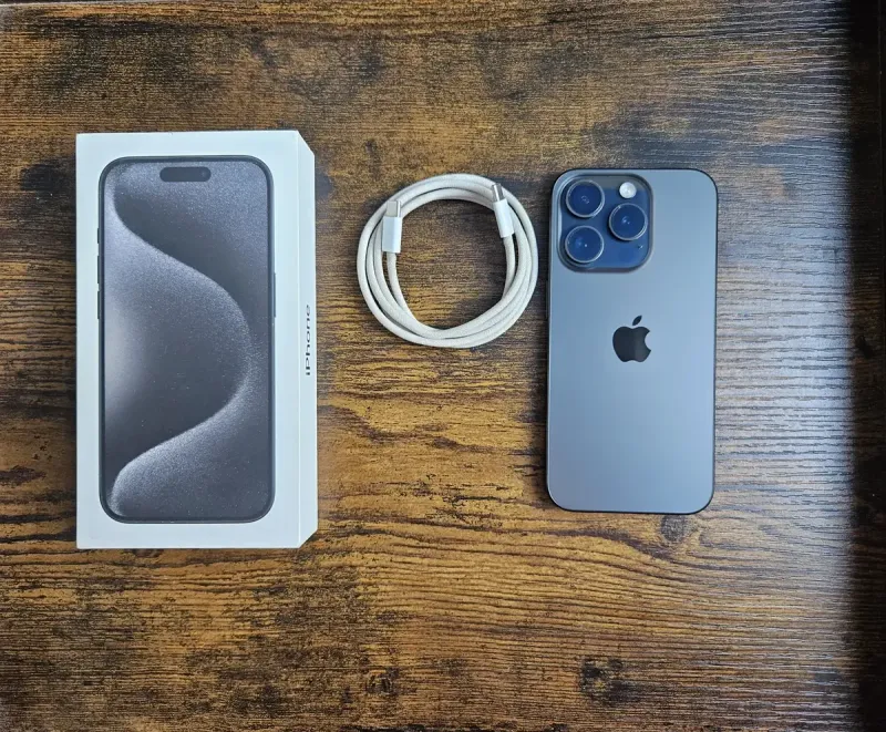iPhone 15 Pro 256GB Negro afbeelding 2
