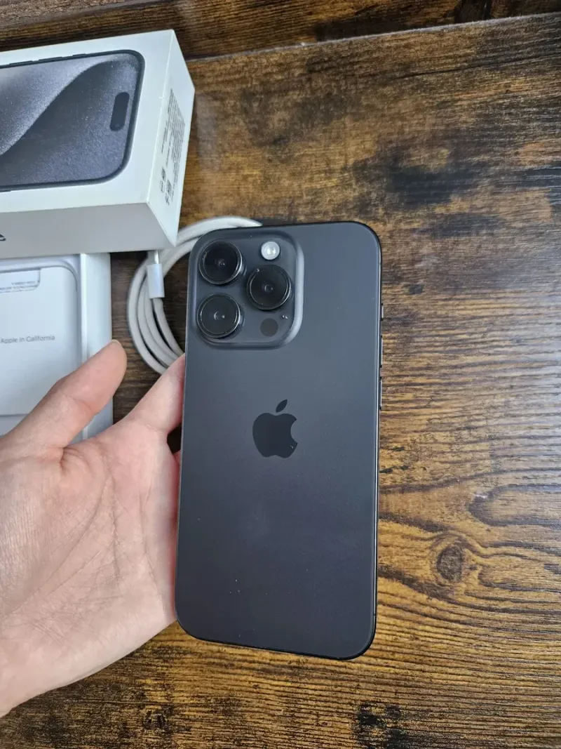 iPhone 15 Pro 256GB Negro afbeelding 3