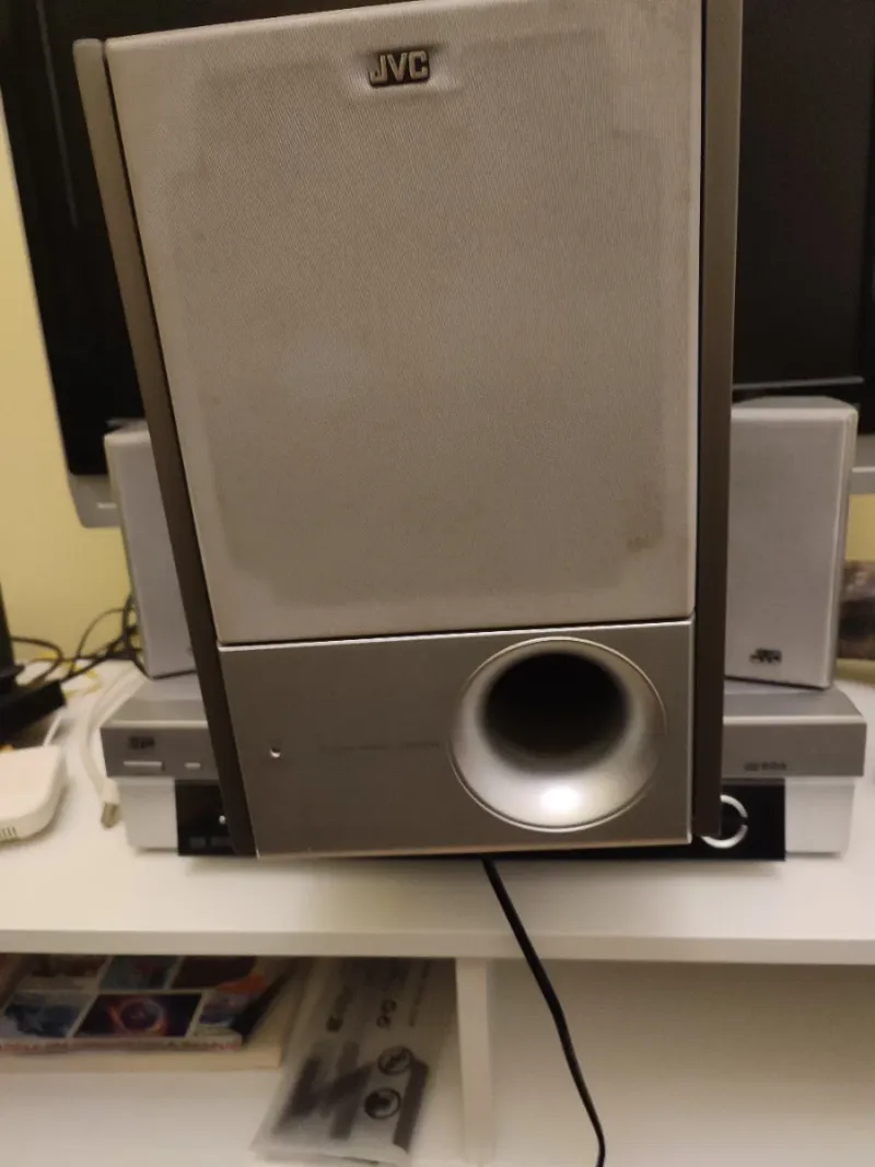 Altavoz JVC Subwoofer Gris Plata