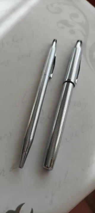 Set Cross Pluma y Bolígrafo Plata