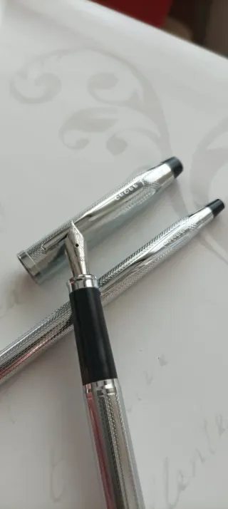 Set Cross Pluma y Bolígrafo Plata