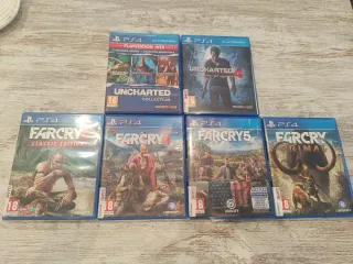 Pack 6 Videojuegos PS4: Far Cry y Uncharted