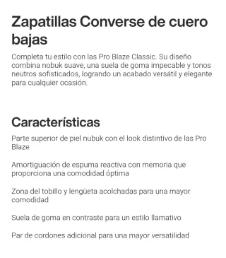 Zapatillas Converse Unisex Beige/Marrón