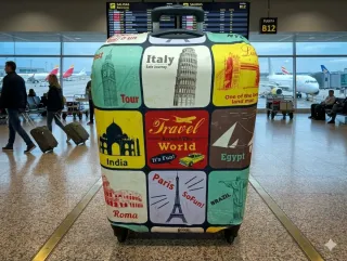 Funda para maleta L - Viajes Mundo