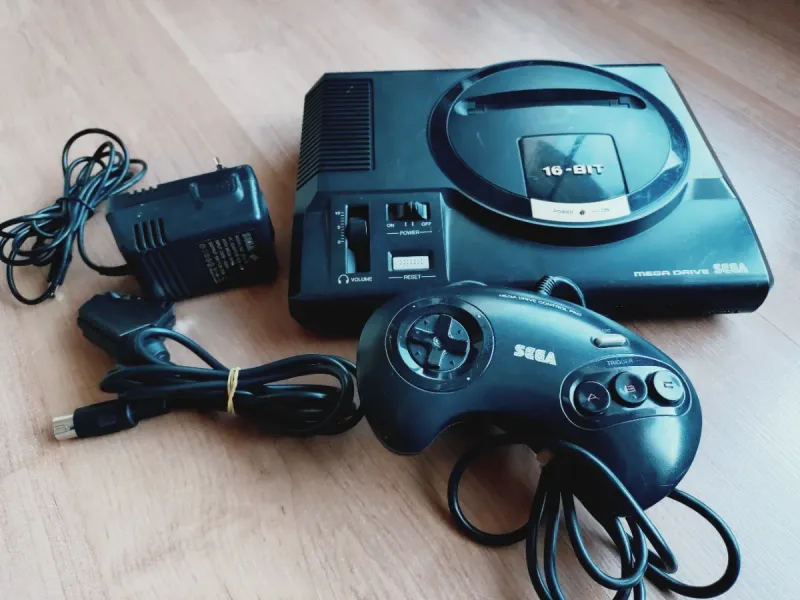 Consola Sega Mega Drive con cable RGB