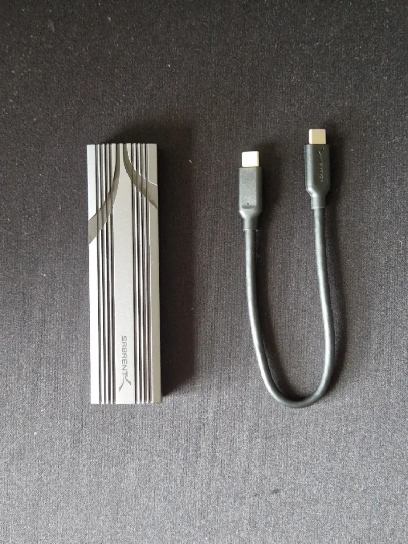 Carcasa USB-C Sabrent para SSD M.2 NVMe afbeelding 2
