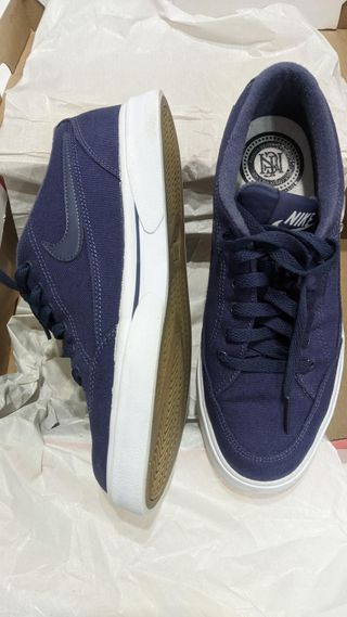 Zapatillas Nike Lona Azul Marino n 40. Nuevas