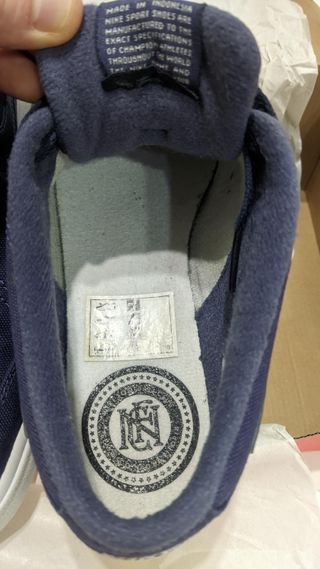 Zapatillas Nike Lona Azul Marino n 40. Nuevas