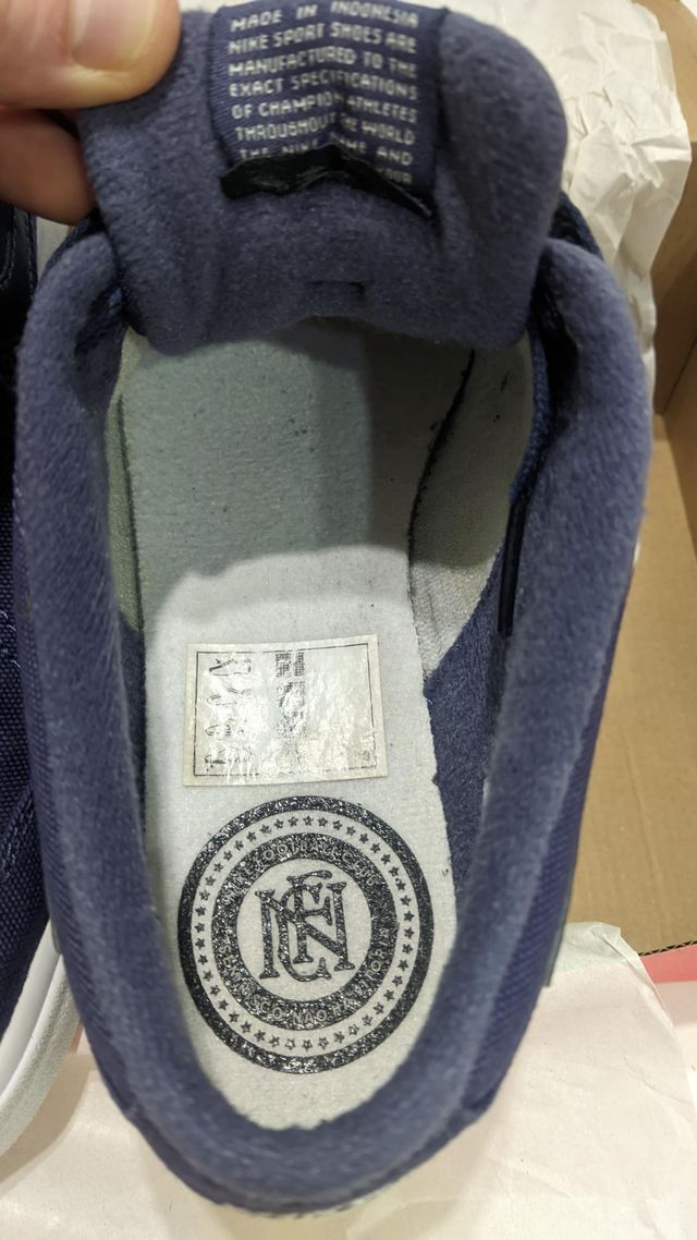 Zapatillas Nike Lona Azul Marino n 40. Nuevas