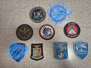 Lotto 7 Patch Militari Italiane A.M.