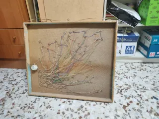 Mapa educativo España vintage