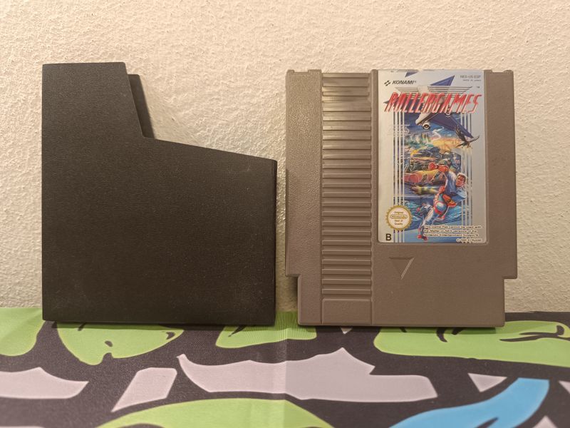 Juego NES Rollergames Konami Pal Esp + funda afbeelding 2