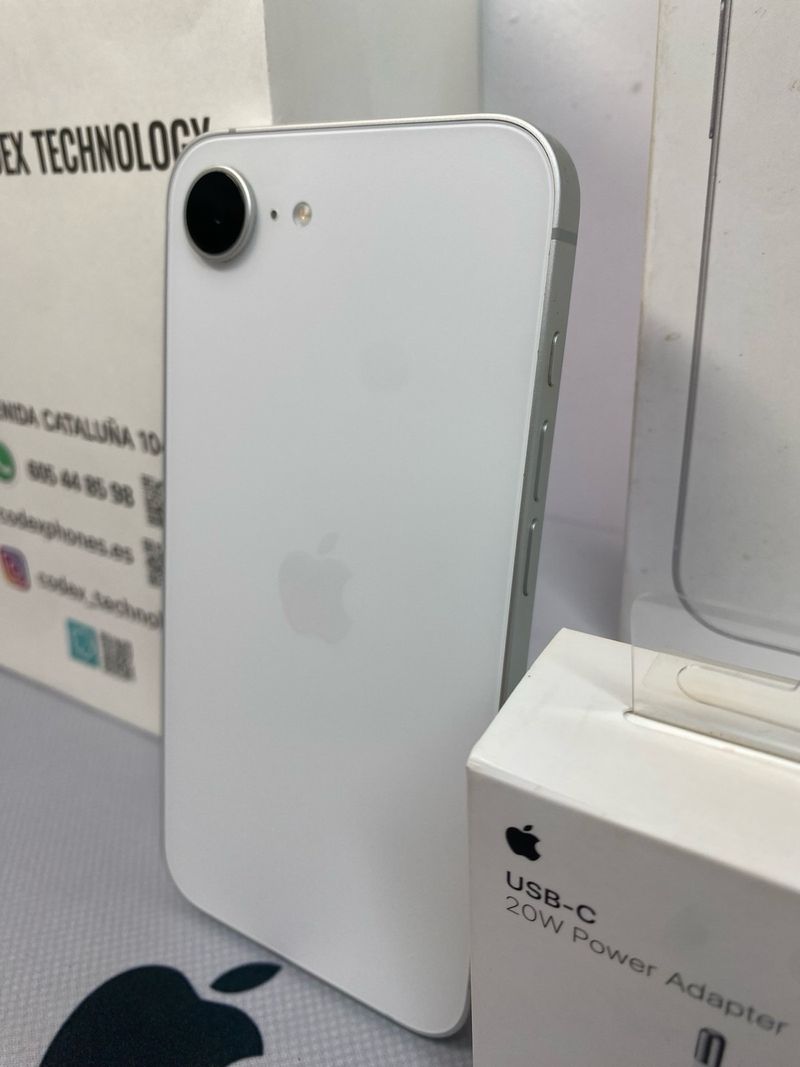 IPHONE 16E BLANCO 128 GB IMPOLUTO afbeelding 2
