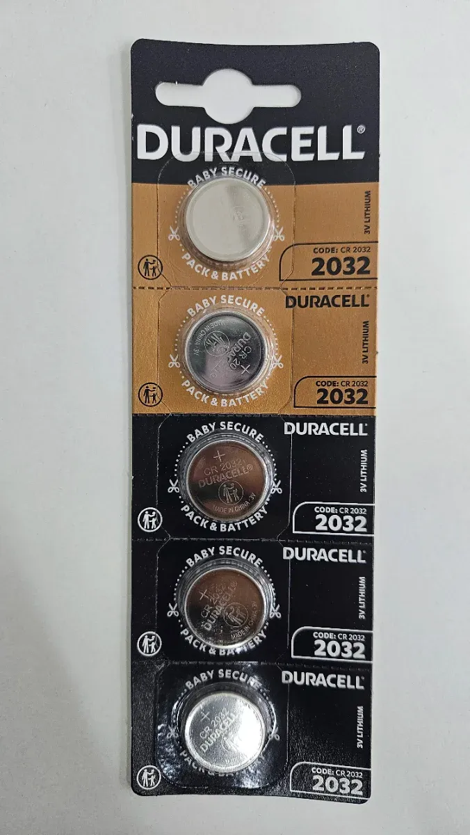 Pilas Duracell CR2032 Litio 3V (Pack 4)