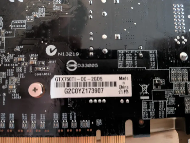 Nvidia GTX 750 TI 2gb Asus afbeelding 4