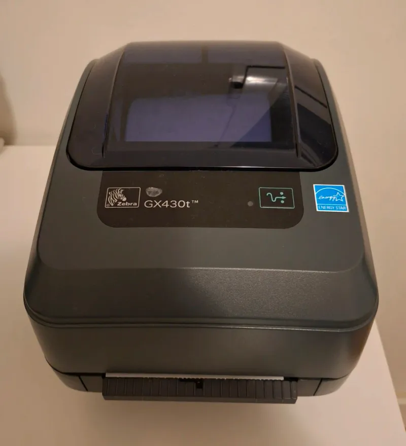 Impresora Térmica Zebra GX430t + Rollo 500 eti.