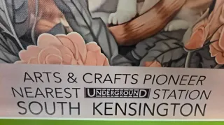 Poster William Morris Gatti Rossi