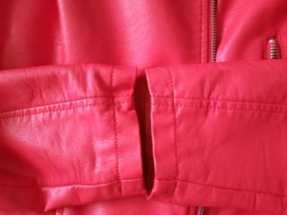 Cazadora Biker Roja GREEN COAST Talla M