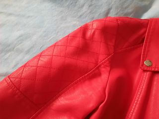 Cazadora Biker Roja GREEN COAST Talla M