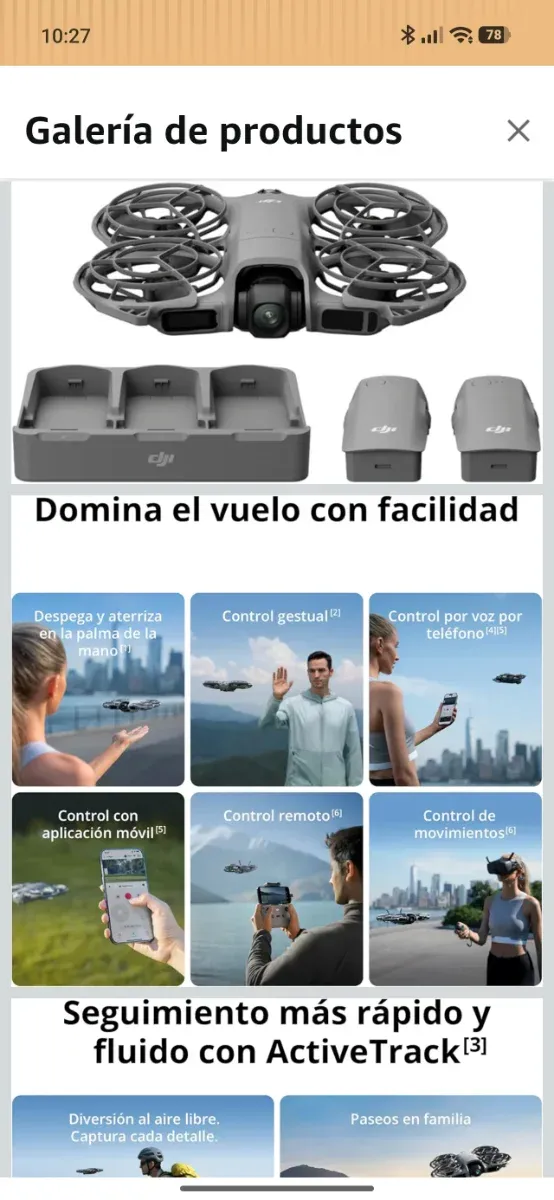 Dji neo 2 Fly More Combo (sin mando)