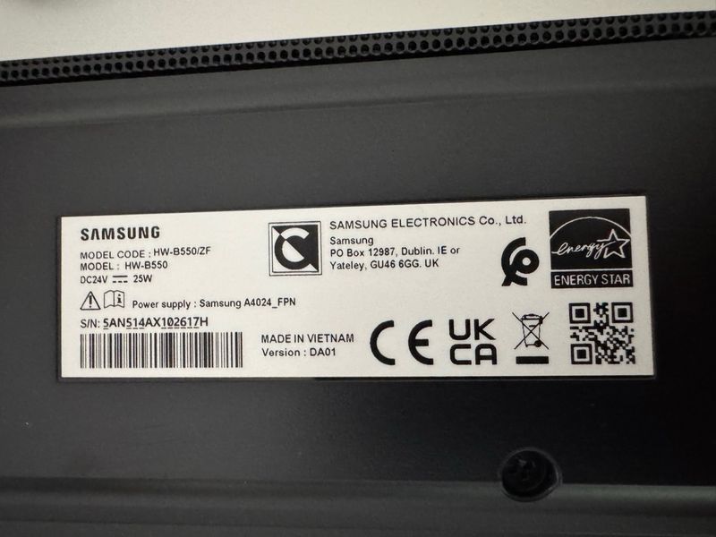 Barra Sonido Samsung HW-B550/ZF Negra afbeelding 6