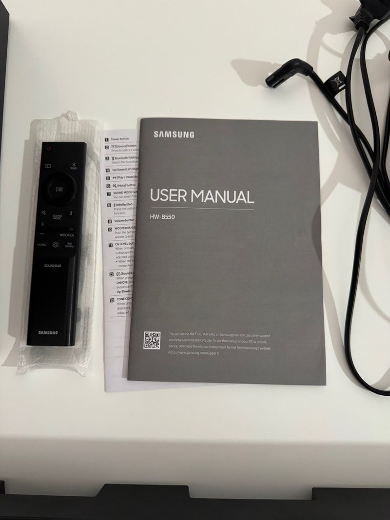 Barra Sonido Samsung HW-B550/ZF Negra afbeelding 10