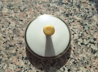 Set 6 Tazze Porcellana Oro Bianco