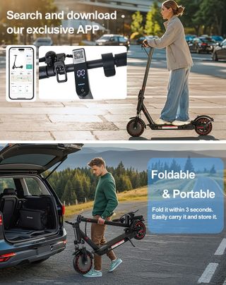 SIN ABRIR Patinete Eléctrico Plegable Con APP