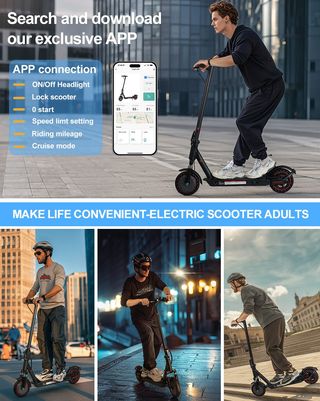 SIN ABRIR Patinete Eléctrico Plegable Con APP