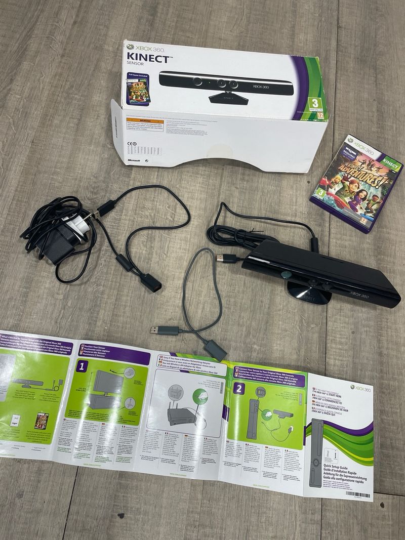 ¡Sensor Kinect para Xbox 360 + Kinect Adventures!