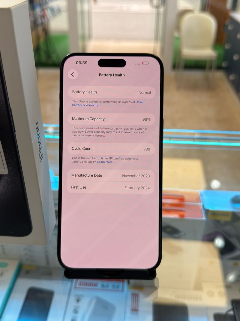 iPhone 15 Pro Max 256GB Azul Titanio afbeelding 2