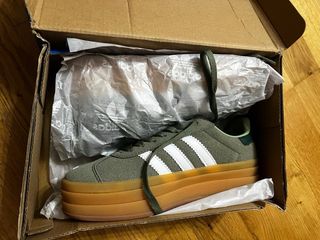 Zapatillas Adidas Gazelle plataforma verde