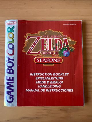 Manual Zelda Oracle of Seasons GB Color