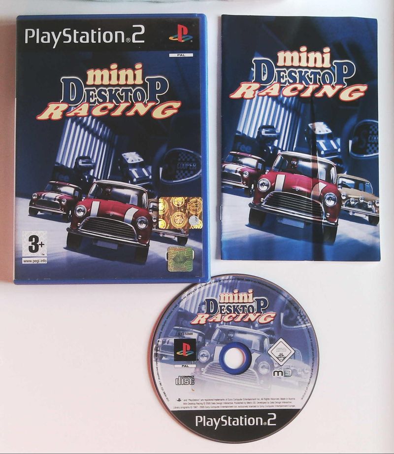 Mini Desktop Racing completo para Playstation 2 PS2