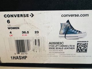Converse All Star Lentejuelas Talla 36,5