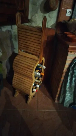 Botellero Guitarra Madera