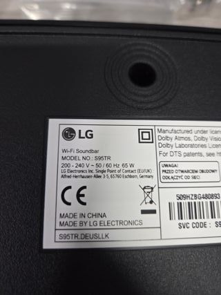 Home Cinema LG S95T Negro