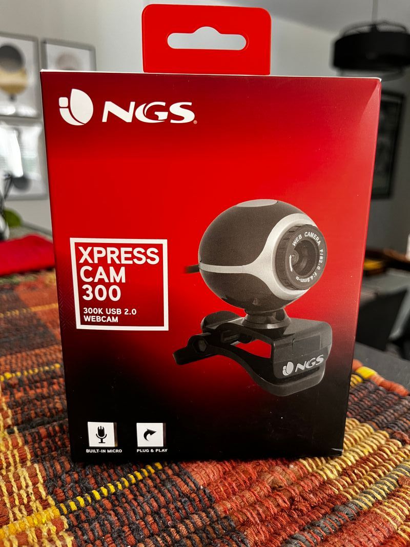 Cámara Web NGS Xpress CAM 300 USB 2.0 - Precintada
