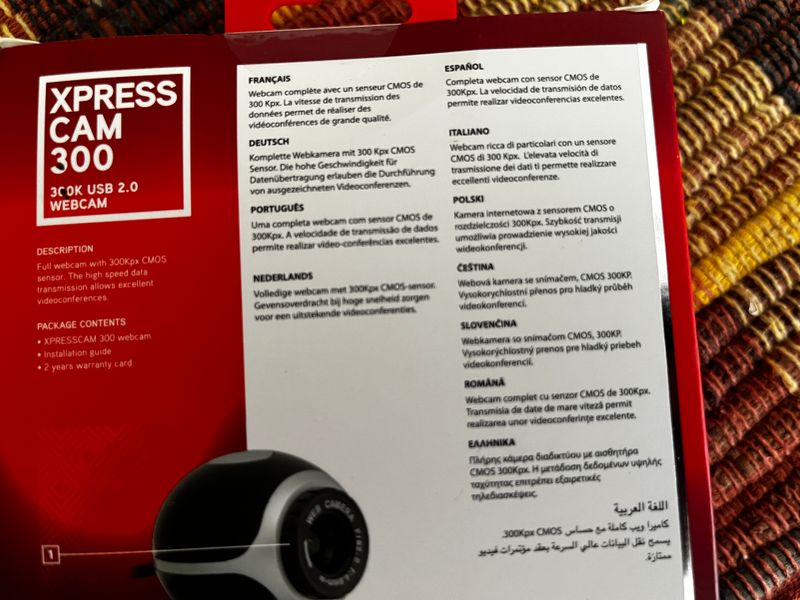 Cámara Web NGS Xpress CAM 300 USB 2.0 - Precintada afbeelding 4