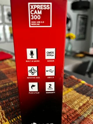 Cámara Web NGS Xpress CAM 300 USB 2.0 - Precintada