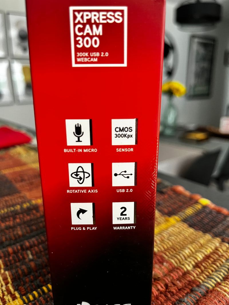 Cámara Web NGS Xpress CAM 300 USB 2.0 - Precintada afbeelding 3