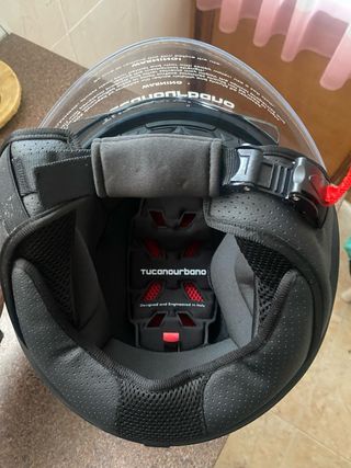 Casco Moto Scooter Negro Nuevo Caja