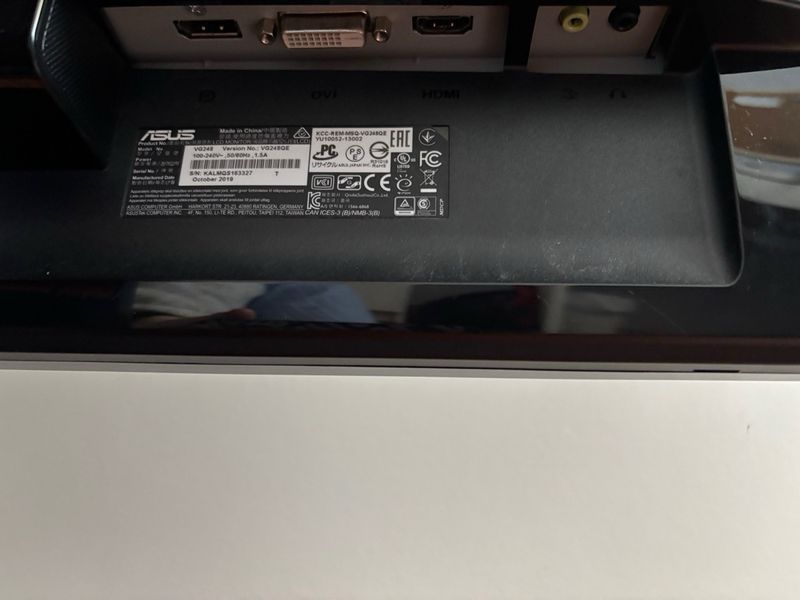 Monitor Asus VG248QE Negro afbeelding 8