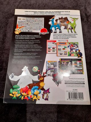 Guía Oficial Pokémon pokedex blanco y negro