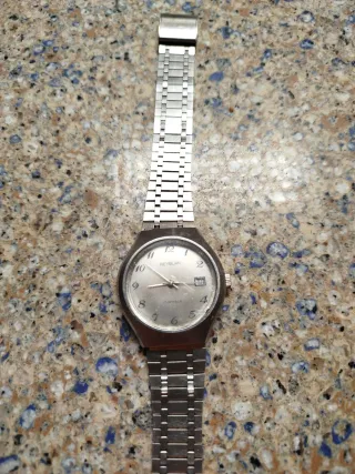 Reloj Reyblan Hombre Plata y Blanco